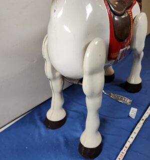 e121- 1950s Mobo Bronco ride-on toy horse. - Image 5