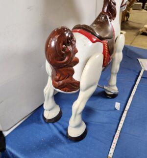 e121- 1950s Mobo Bronco ride-on toy horse. - Image 9