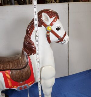 e121- 1950s Mobo Bronco ride-on toy horse. - Image 10
