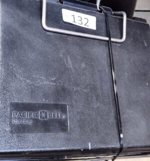 e132- vintage Ohio Bell pay phone in a blue booth - Image 12