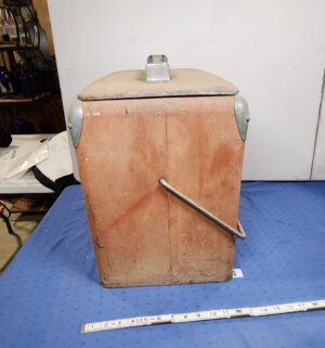 e134- Original 1950s Coca Cola Cooler Action Manufacturing With Ice Tray Bottle Opener, Drain Plug - Image 9