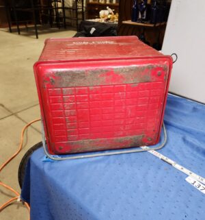 e137- vintage 1950s red Cola Cooler by Poloron Products. - Image 8