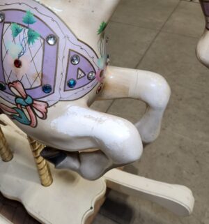 e140- S & S Woodcarvers of California Diana Ross Model Carousel Rocking Horse. (Acquired from Michael Jacksons Neverland Estate)--Supporting documents are missing-- - Image 4