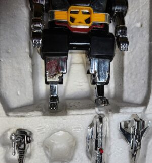 e142- Lionbot (Voltron) 1980s Chogokin Die-Cast 5-in-1 Robot set in its original packaging - Image 8