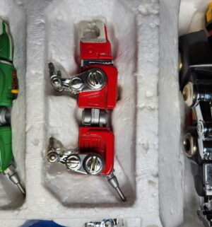 e142- Lionbot (Voltron) 1980s Chogokin Die-Cast 5-in-1 Robot set in its original packaging - Image 9