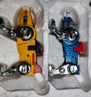 e142- Lionbot (Voltron) 1980s Chogokin Die-Cast 5-in-1 Robot set in its original packaging - Image 11