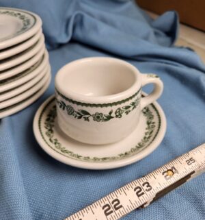 e1- Vintage Buffalo China Kenmore. Restaurant Ware 30 pc set - Image 4
