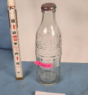 e59- Vintage Coca Cola Bottle from France