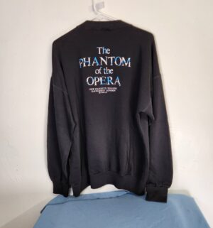 e101- 1988 The Phantom of the Opera black crewneck sweatshirt - Image 3
