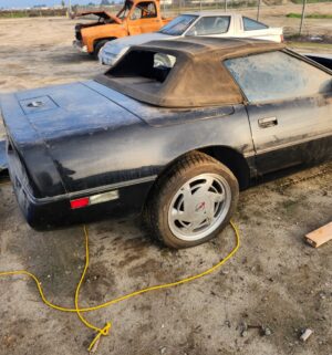 h339- (See Video) 1989 Chevrolet Corvette Convertible. Sold as Parts only. Bill of Sale - Image 8