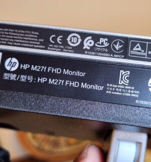 g6- HP 27 inch HDMI 2022 Model Monitor - Image 3
