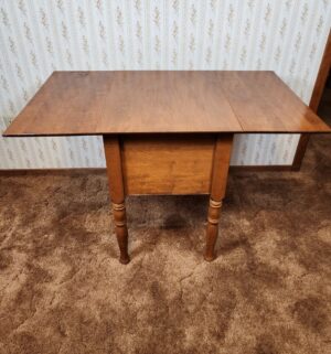 g19- Sprague Carleton Rock Maple Drop Leaf Table - Image 5
