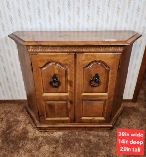 g20- Vintage Maple Entry Cabinet