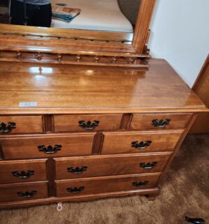 g32- Mid Century Cal Shops 11 Drawer Dresser w/ mirror. Amazing condition - Image 3