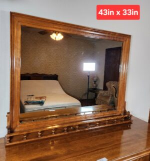 g32- Mid Century Cal Shops 11 Drawer Dresser w/ mirror. Amazing condition - Image 4