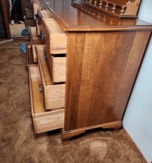 g32- Mid Century Cal Shops 11 Drawer Dresser w/ mirror. Amazing condition - Image 6