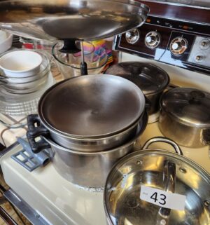 g43- vintage stainless cookware - Image 3