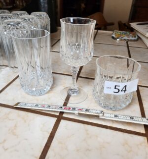 g54- crystal glass set