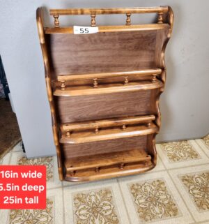 g55- maple wall shelf
