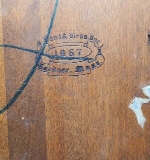 g65- S. Bent & Bros. oak Windsor dining chairs + extra chair - Image 6