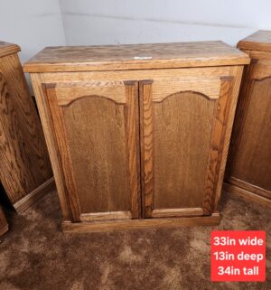 g72- Solid Wood Cabinet. Custom Made. Very High Quality