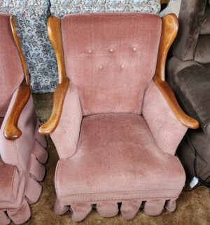 g74- mid-century modern tufted back rocker chairs - Image 3