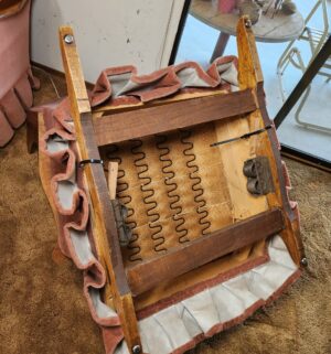 g74- mid-century modern tufted back rocker chairs - Image 7