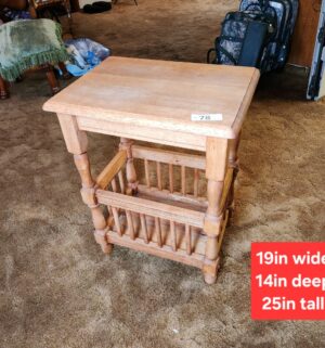 g78- vintage phone table