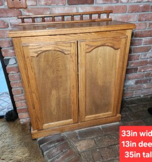 g82- Solid Wood Cabinet. Custom Made. Very High Quality