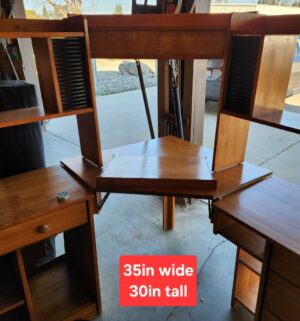 g87- Maco Wood Corner Desk - Image 3