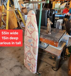 g93- mid century ironing board
