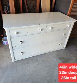 g94- antique low profile dresser