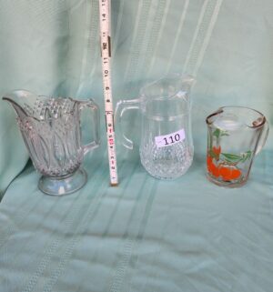 g110- glass pitchers