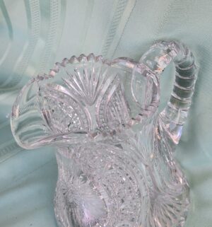 g152- antique American Brilliant Period (ABP) cut glass water pitcher - Image 3