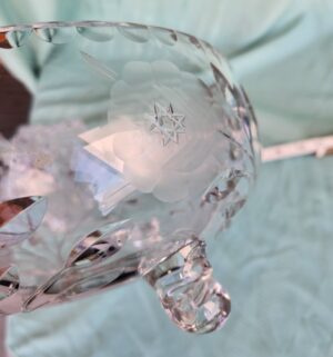 g155- Crystal Footed Bowl - Image 3