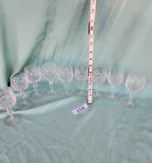 g158- Crystal Stemware Set