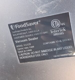 g161- Foodsaver w/ bags - Image 3