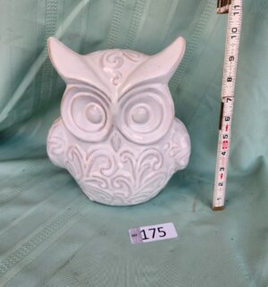g175- ceramic owl figurine