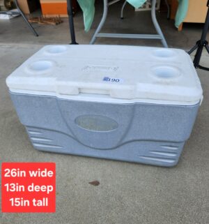 g190- coleman ice chest