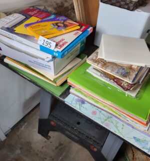 g195- various paper, labels