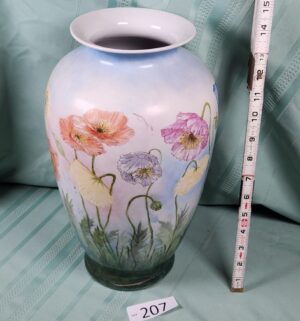 g207- Patricia Brunett Hand Painted Vase