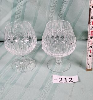 g212- cut crystal glasses