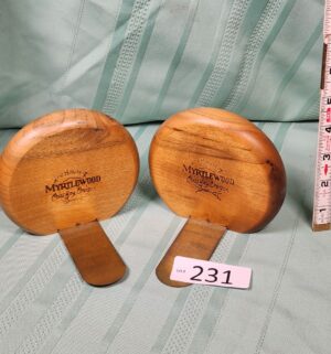 g231- Myrtlewood bookends