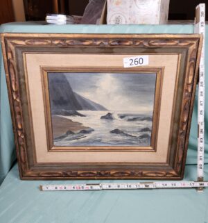 g260- Original Charles G Bonk Seascape