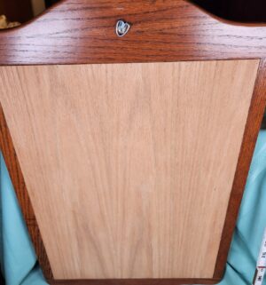 g261- Vintage oak mirror - Image 3