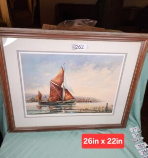 g262- Signed Marice Harvey 1984 Print