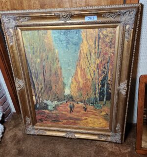 g263- Brushstrokes Allee des Alycamps Vincent Van Gogh. 541/980