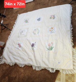 g291- large home made quilt