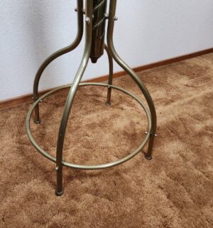 g305- Antique Brass Coat Tree. Stunning Condition - Image 4