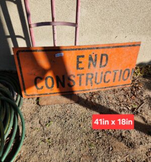 g316- partial end construction sign